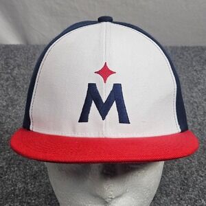 Minnesota Twins Hat Mens OSFM White Blue Red Caribou Coffee Collab Snapback MLB
